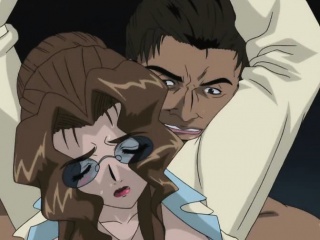 Chained hentai babe gets fucked rough