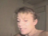 Aged And Nasty Looking Blonde Crack Whore SUcking Dick