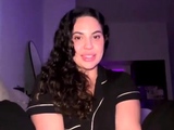 Brunette solo honey shows her masturbating skills