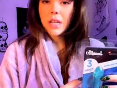 Amateur Brunette Anal Toy