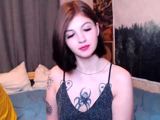 Cute brunette amateur babe sosha masturbating
