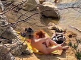 Sexdate amateurs at the public beach 1