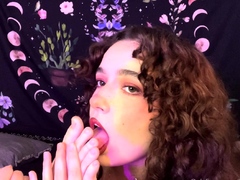 Hot amateur european foot and pantyhose fetish