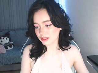 Amateur busty brunette masturbates and does hand job