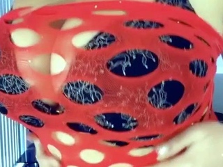 Big boobs milf masturbates with her dildo