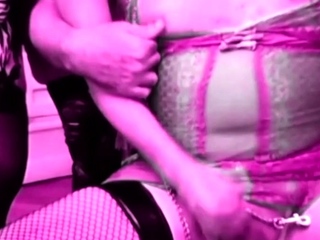 Crossdresser Couple's Nightie Fun