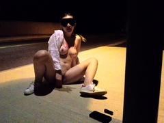 Small Tit Brunette Tattooed Teen Girlfriend Caught In Shower