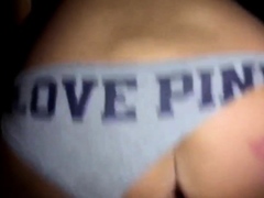 Creampie Orgasm! Riding Dick In Panties - Amateur Teen